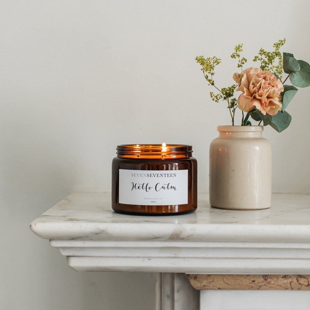 Hello Calm / Moroccan Rose Candle