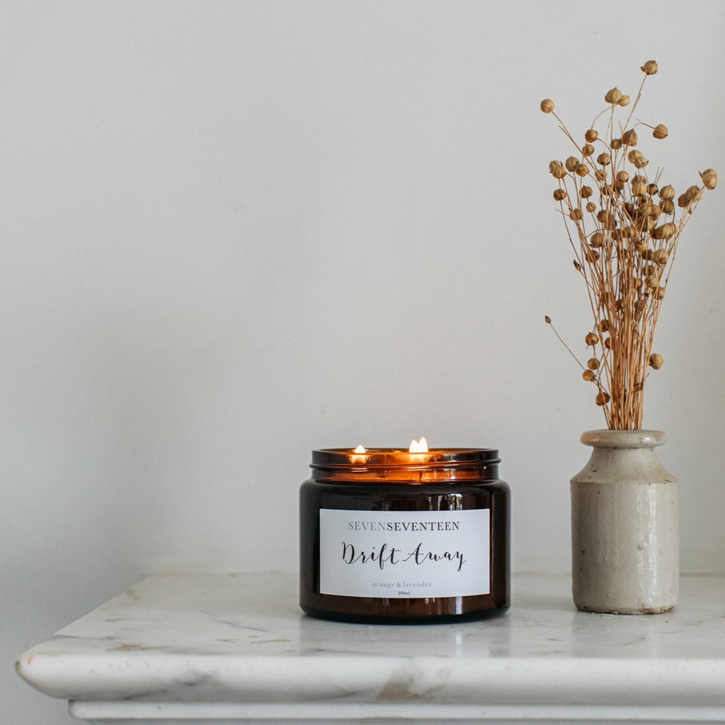 Drift Away / Orange & Lavender Candle