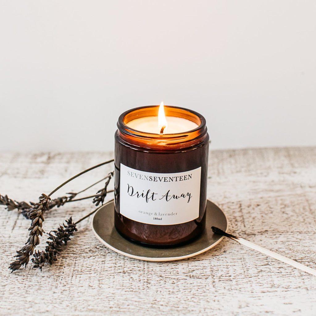 Drift Away / Orange & Lavender Candle