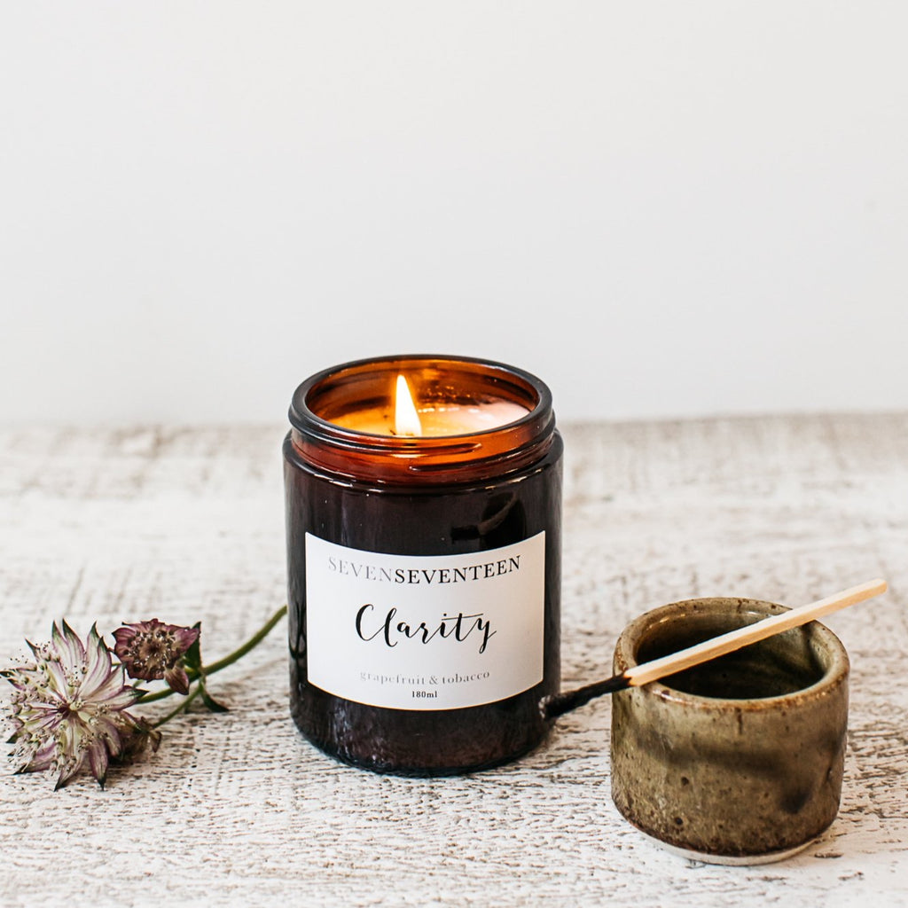 Clarity / Grapefruit & Tobacco Candle