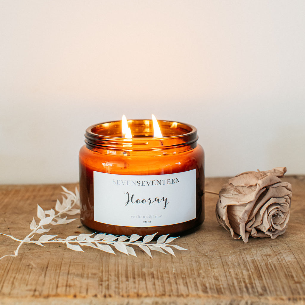 Hooray / Verbena & Lime Candle