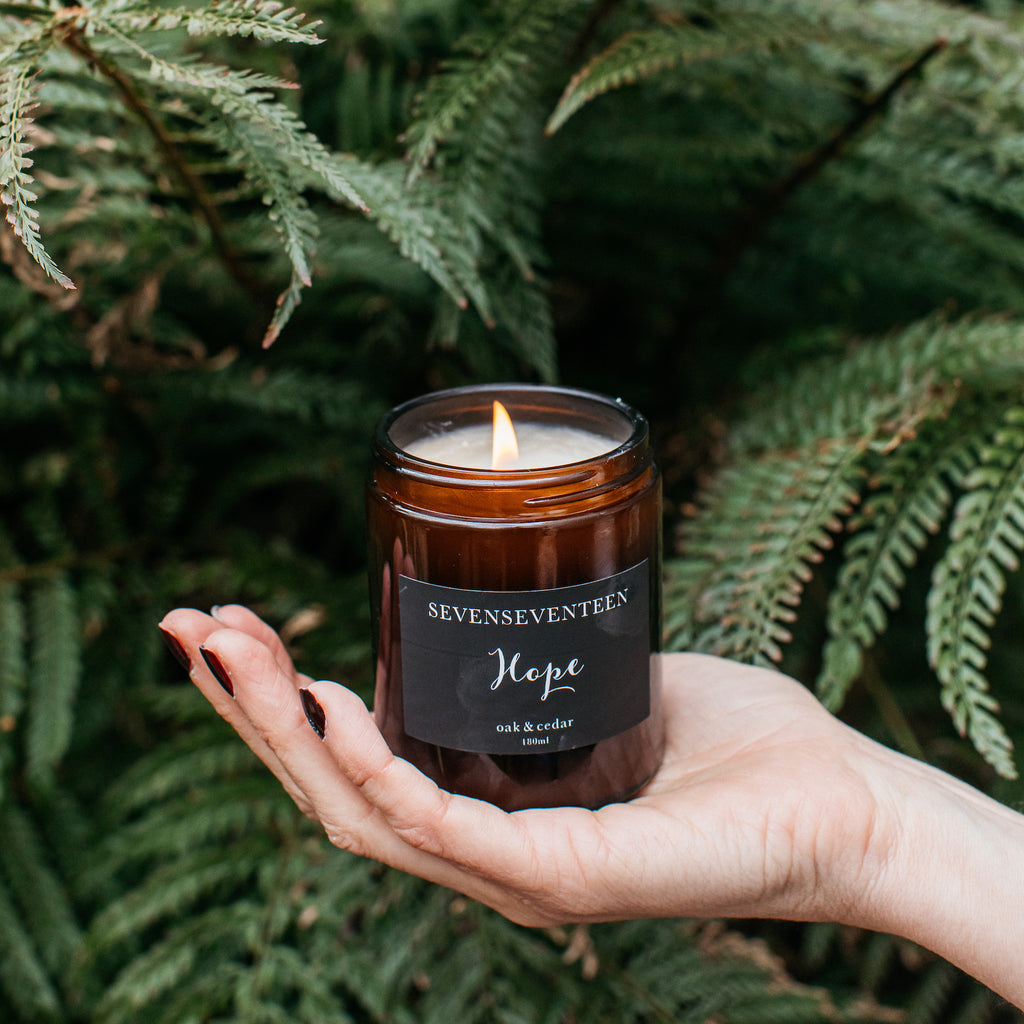 Hope / Oak & Cedar Candle